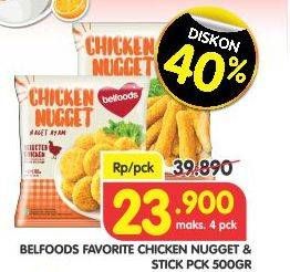 Promo Harga BELFOODS Nugget 500 gr - Superindo