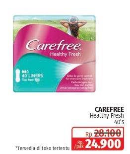 Promo Harga Carefree Healthy Fresh 40 pcs - Lotte Grosir