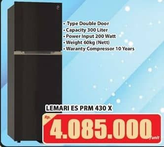 Promo Harga Polytron PRM 430X | Refrigerator 300 L  - Hari Hari