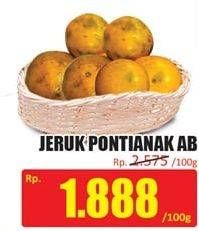 Promo Harga Jeruk Pontianak per 100 gr - Hari Hari