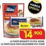 Promo Harga LA FONTE Spaghetti/LA FONTE Saus Pasta  - Superindo
