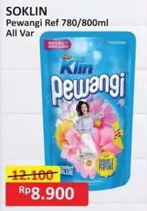 Promo Harga So Klin Pewangi All Variants 800 ml - Alfamart