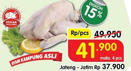 Promo Harga Ayam Kampung 600 gr - Superindo