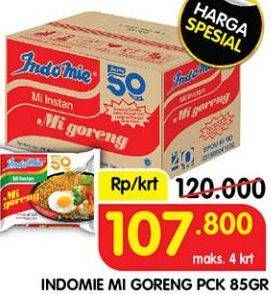 Promo Harga Indomie Mi Goreng per 40 pcs 85 gr - Superindo