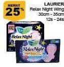 Promo Harga Laurier Relax Night 30cm, 35cm 12 pcs - Giant