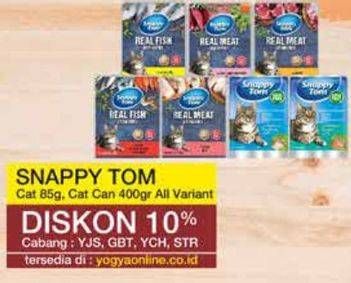 Promo Harga SNAPPY TOM Cat Food All Variants 400 gr - Yogya