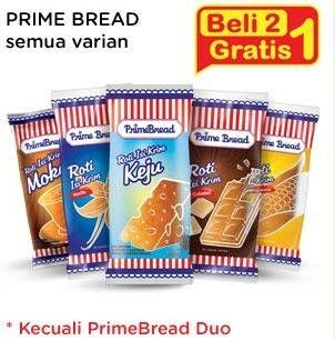Promo Harga PRIME BREAD Roti Isi Krim All Variants  - Indomaret