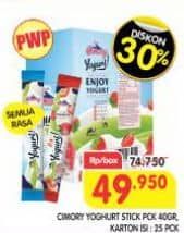 Promo Harga Cimory Yogurt Stick All Variants 40 gr - Superindo