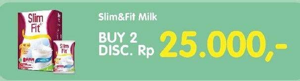 Promo Harga SLIM & FIT Powder Milk per 2 pcs - Hypermart