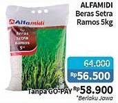 Promo Harga Alfamidi Beras Setra Ramos 5 kg - Alfamidi