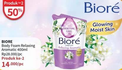 Promo Harga Biore Body Foam Beauty Relaxing Aromatic 450 ml - Guardian