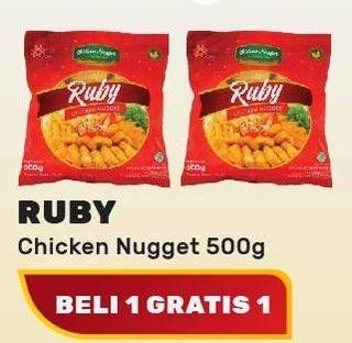 Promo Harga RUBY Nugget Chicken 500 gr - Yogya