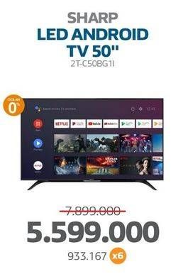 Promo Harga Sharp 2T-C50BG1i | LED TV 50"  - Electronic City