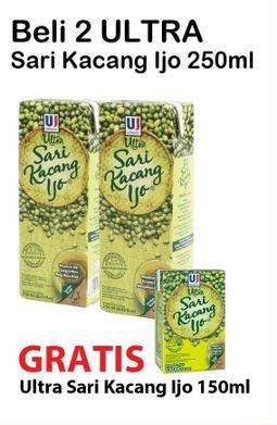 Promo Harga ULTRA Sari Kacang Ijo 250 ml - Alfamart