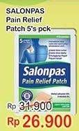 Promo Harga SALONPAS Pain Relief Patch 5 pcs - Indomaret