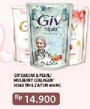 Promo Harga GIV Body Wash Mulbery Colagen, Pearl Sakura 450 ml - Alfamart