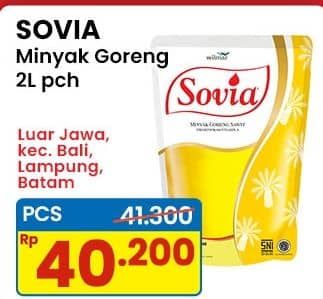 Promo Harga Sovia Minyak Goreng 2000 ml - Indomaret