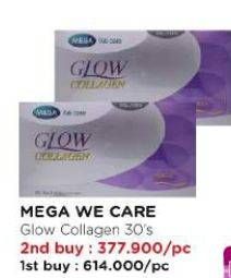 Promo Harga Mega We Care Glow Collagen 30 pcs - Watsons