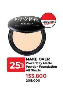 Promo Harga Make Over Power Stay Matte Powder Foundation All Variants  - Watsons