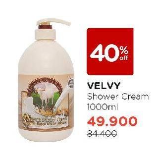 Promo Harga Velvy Shower Cream 1000 ml - Watsons