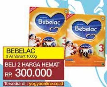 Promo Harga BEBELAC 3 Susu Pertumbuhan All Variants 1000 gr - Yogya