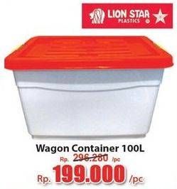 Promo Harga Lion Star Wagon Container 100000 ml - Hari Hari