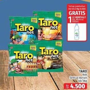 Promo Harga TARO Net All Variants 36 gr - Lotte Grosir