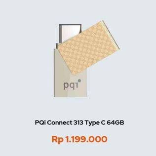 Promo Harga PQI Connect 313 Type C 64 GB  - iBox