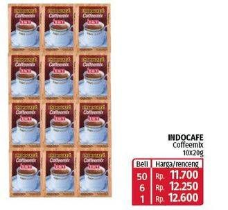 Promo Harga Indocafe Coffeemix 3in1 per 10 sachet 20 gr - Lotte Grosir