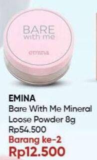 Promo Harga Emina Bare With Me Mineral Loose Powder 8 gr - Guardian