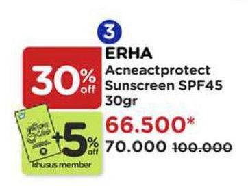 Promo Harga Erha Acneact Acne Sun Friendly 30 gr - Watsons