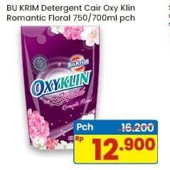 Promo Harga Bukrim Oxy Klin Liquid Romantic Floral 750 ml - Indomaret