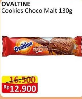 Promo Harga Ovaltine Chocolate Malt Cookies 130 gr - Alfamart