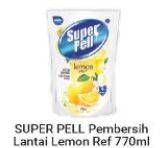 Promo Harga SUPER PELL Pembersih Lantai Lemon Ginger 770 ml - Alfamart