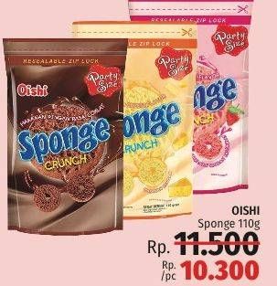 Promo Harga OISHI Sponge Crunch 110 gr - LotteMart