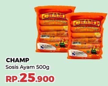 Promo Harga Champ Sosis Ayam 500 gr - Yogya