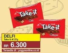 Promo Harga DELFI Take It Wafer 4 Fingers 4 FIngers 37 gr - Yogya