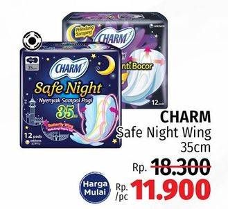 Promo Harga Charm Safe Night Wing 35cm 6 pcs - LotteMart