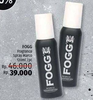 Promo Harga FOGG Body Spray Men Royal Marco 120 ml - LotteMart