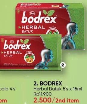 Promo Harga BODREX Obat Batuk Herbal 15 ml - Guardian