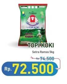 Promo Harga Topi Koki Beras Setra Ramos 5000 gr - Hypermart