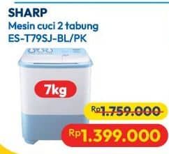 Promo Harga Sharp ES-T79SJ-BL/PK  - Hypermart