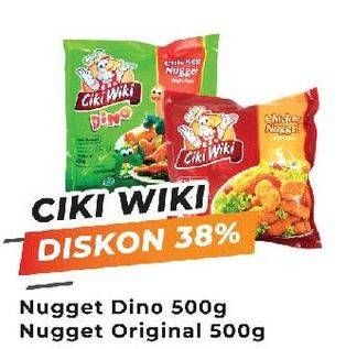 Promo Harga CIKI WIKI Nugget / Dino 500 gr - Yogya