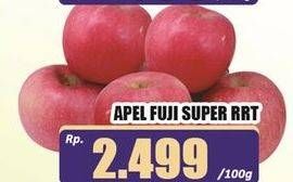 Promo Harga Apel Fuji Super RRT per 100 gr - Hari Hari