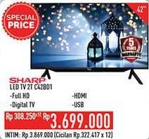 Promo Harga SHARP 2T-C42BD1i | LED TV 42"  - Hypermart