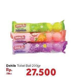 Promo Harga DAHLIA Toilet Color Ball 200 gr - Carrefour