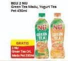 NU NU Green Tea/Yogurt  Beli 2 Gratis 1 Nu Green Tea Ori, Madu 350ml
