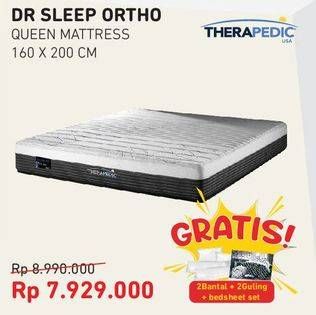 Promo Harga THERAPEDIC Dr Sleep Mattress 160x200cm  - Courts