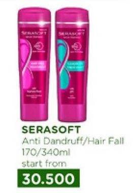 Promo Harga Serasoft Shampoo Anti Dandruff, Hairfall Treatment 170 ml - Watsons