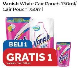 Promo Harga VANISH Penghilang Noda Cair White, Cair 750 ml - Carrefour